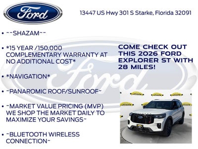 2026 Ford Explorer ST 400A