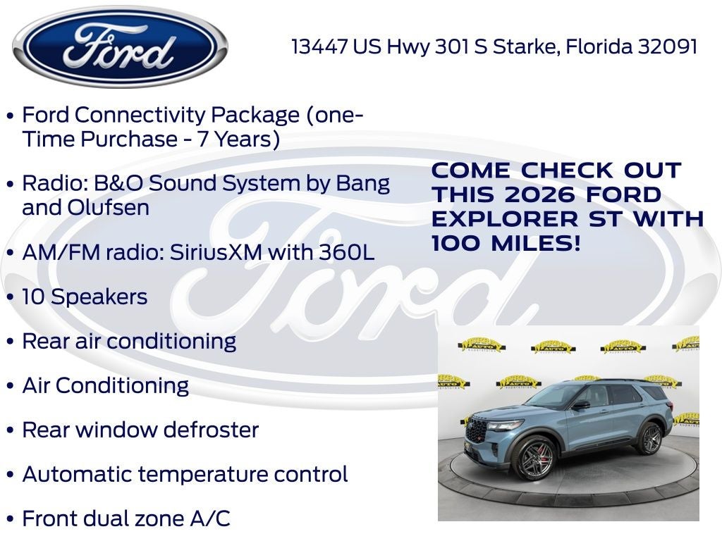 2026 Ford Explorer ST 400A
