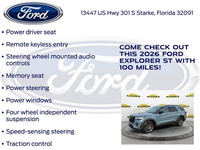 2026 Ford Explorer ST 400A