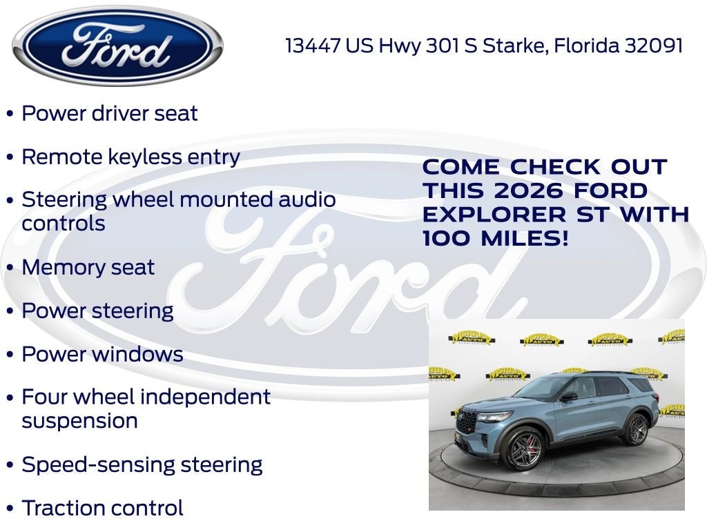 2026 Ford Explorer ST 400A