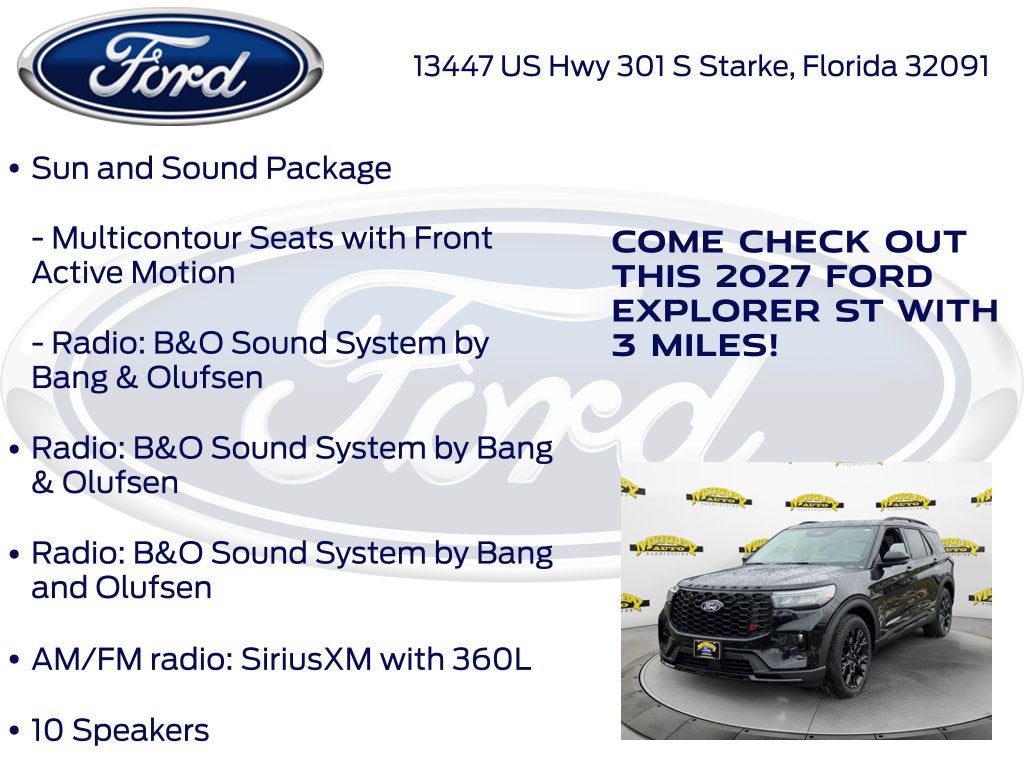 2027 Ford Explorer ST 400A