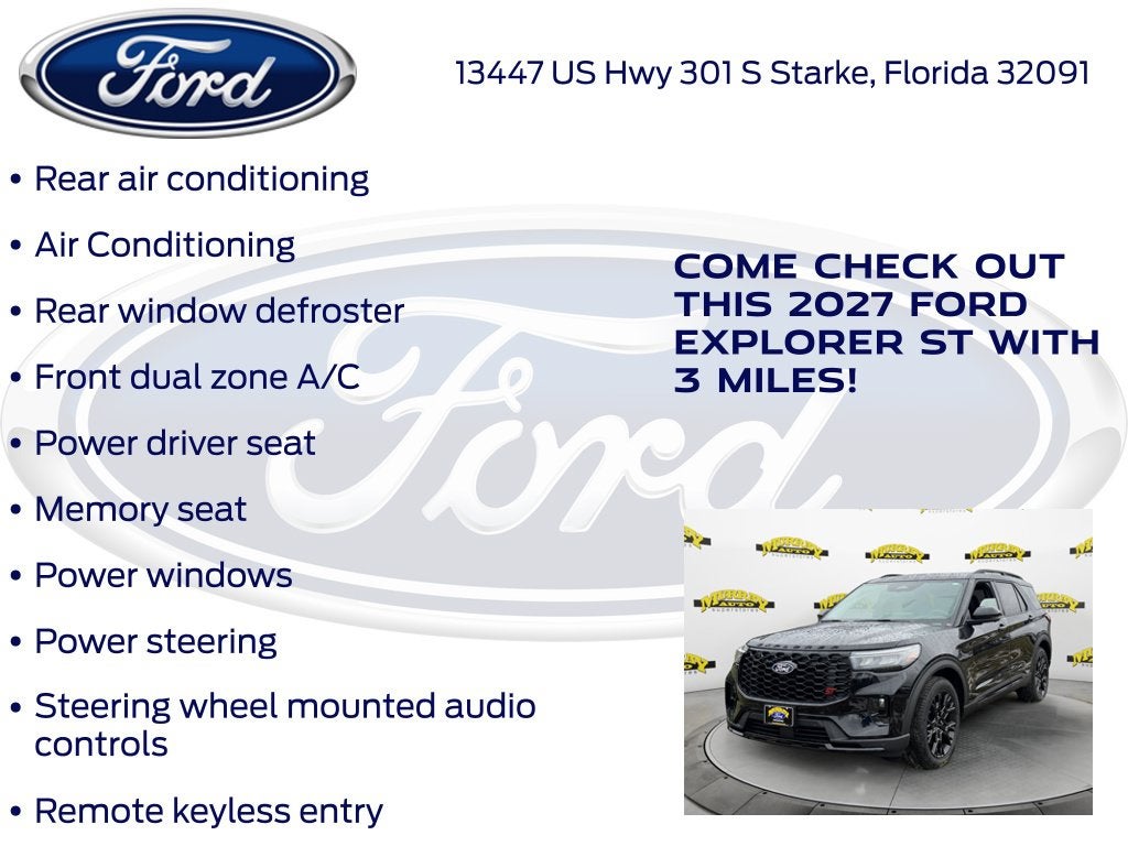 2027 Ford Explorer ST 400A