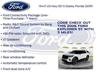 2026 Ford Explorer ST 400A