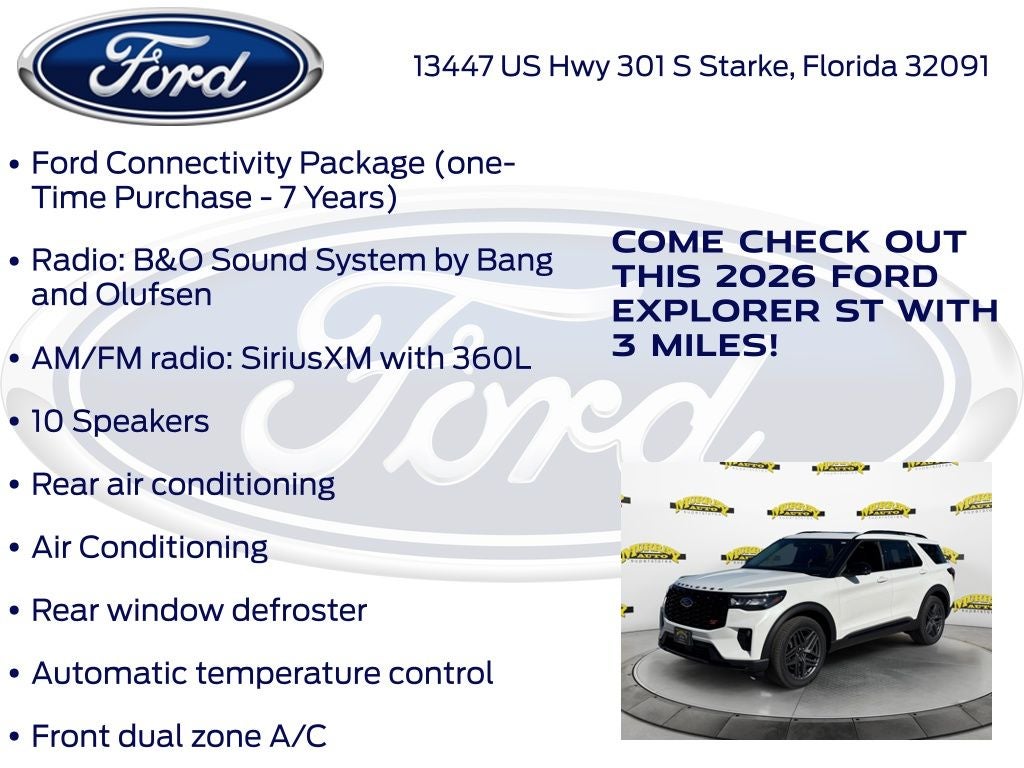 2026 Ford Explorer ST 400A