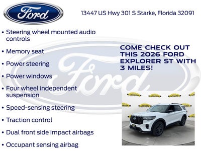 2026 Ford Explorer ST 400A