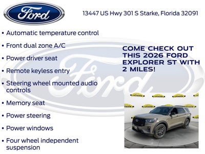 2026 Ford Explorer ST 400A