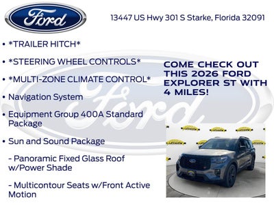 2026 Ford Explorer ST 400A
