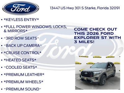 2026 Ford Explorer ST 400A