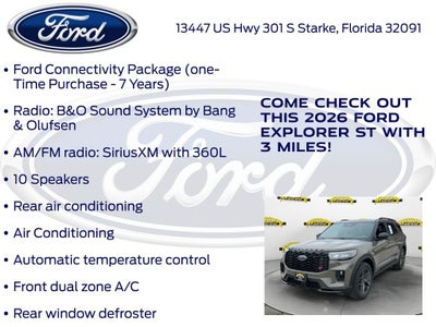 2026 Ford Explorer ST 400A