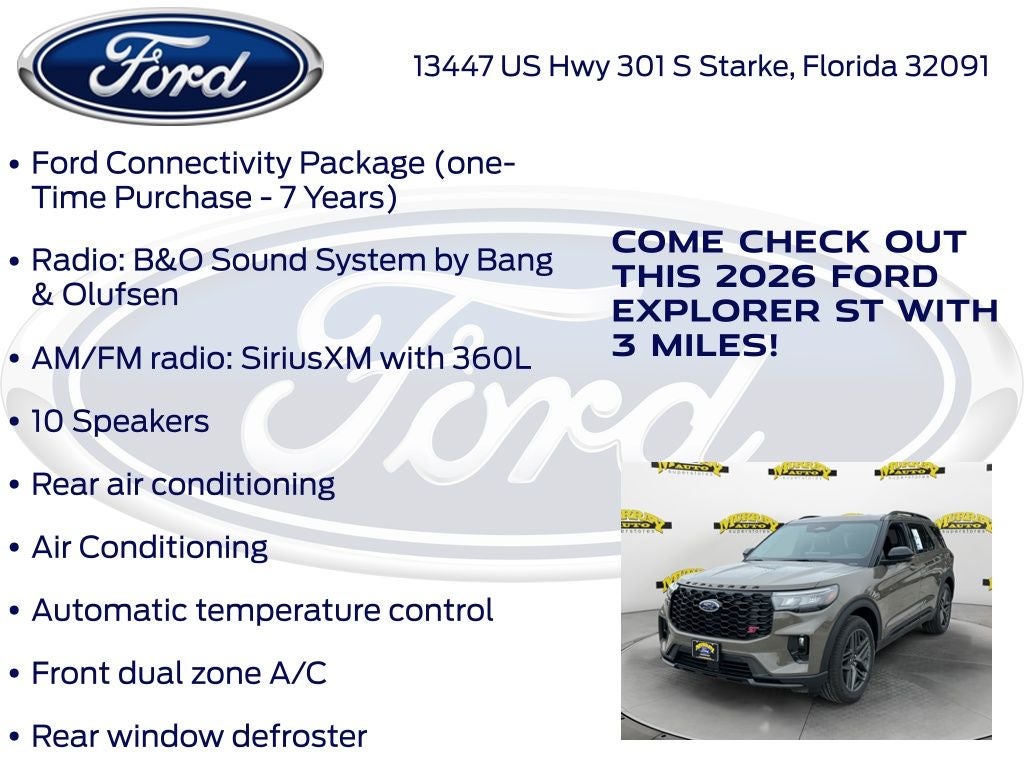 2026 Ford Explorer ST 400A