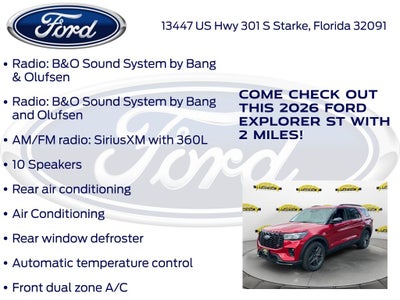 2026 Ford Explorer ST 400A