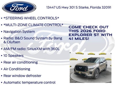 2026 Ford Explorer ST 400A