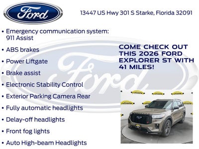 2026 Ford Explorer ST 400A
