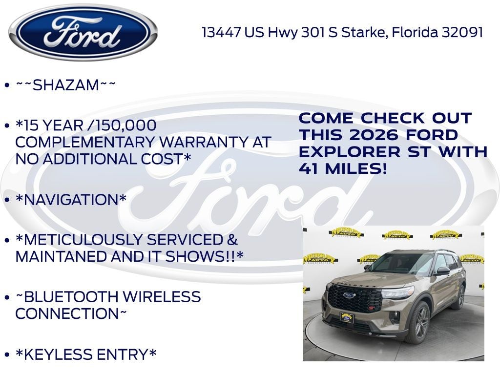 2026 Ford Explorer ST 400A