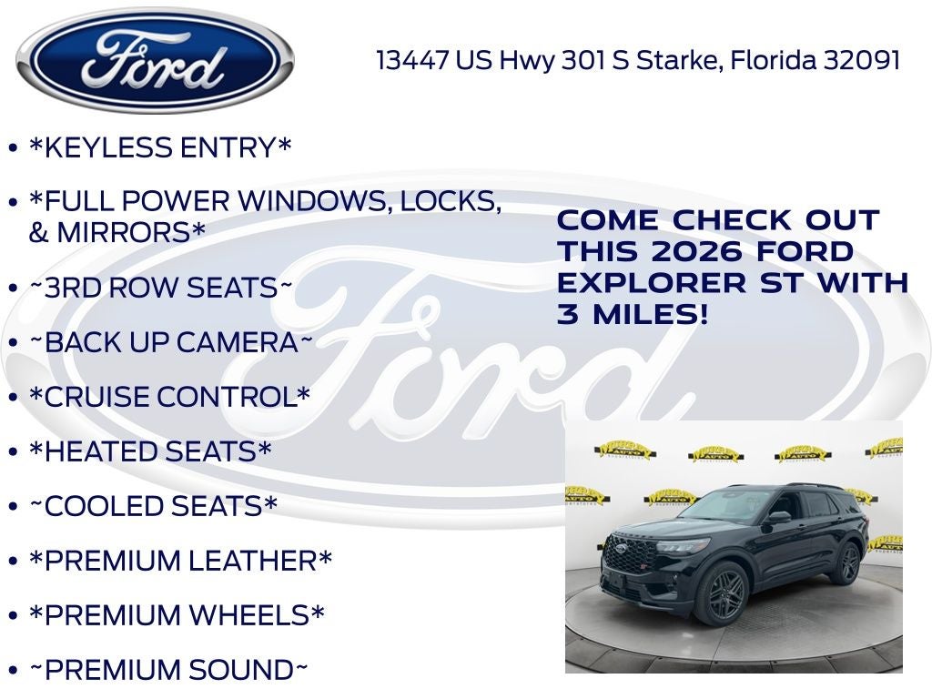 2026 Ford Explorer ST 400A