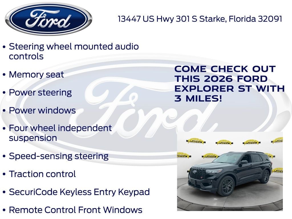 2026 Ford Explorer ST 400A