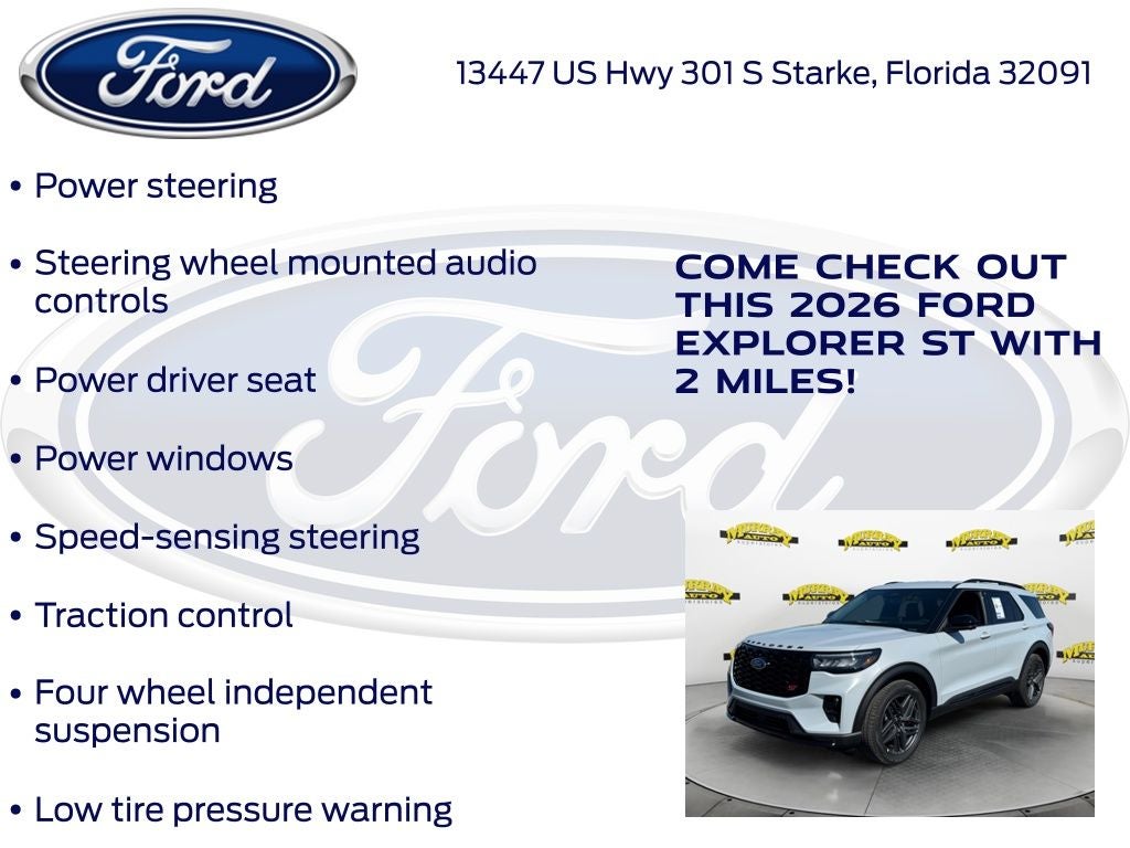 2026 Ford Explorer ST 400A