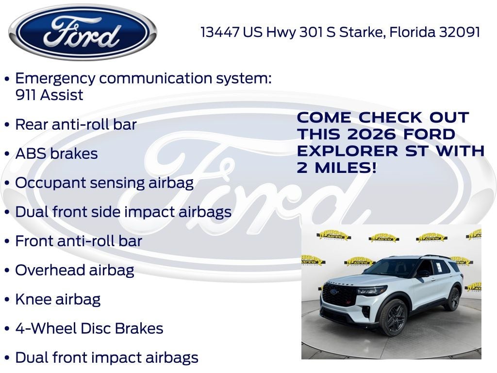 2026 Ford Explorer ST 400A