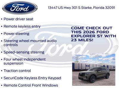 2026 Ford Explorer ST 400A
