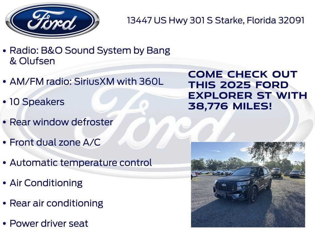 2025 Ford Explorer ST