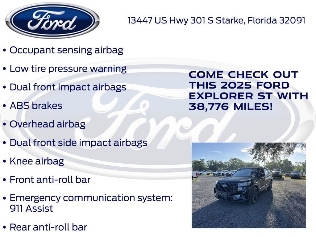 2025 Ford Explorer ST