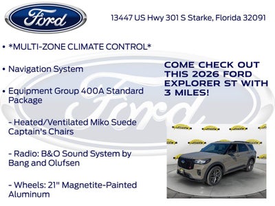 2026 Ford Explorer ST 400A