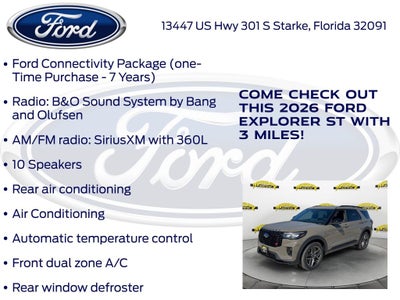 2026 Ford Explorer ST 400A