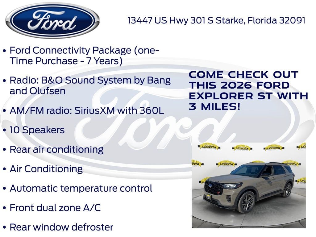2026 Ford Explorer ST 400A