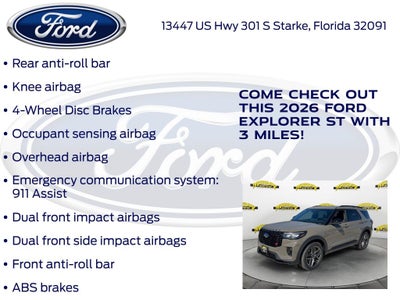 2026 Ford Explorer ST 400A