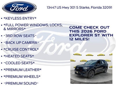 2026 Ford Explorer ST 400A