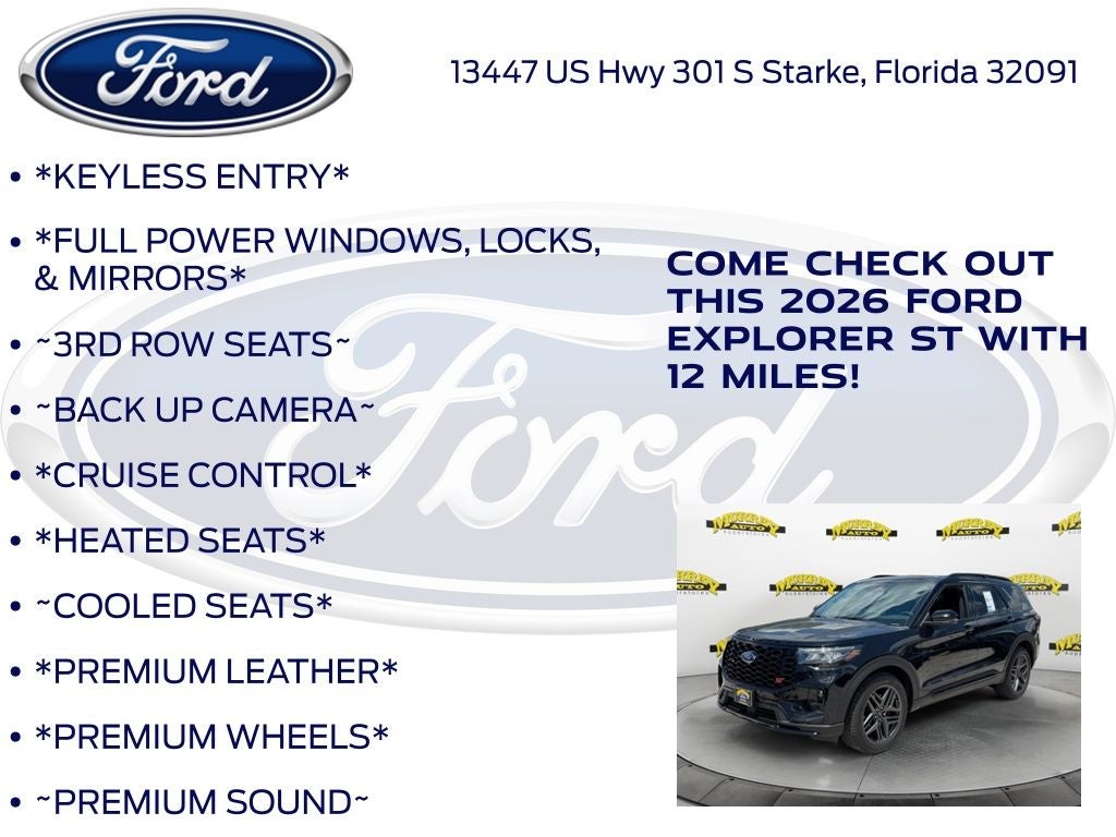 2026 Ford Explorer ST 400A