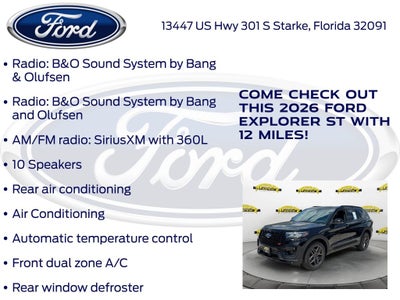 2026 Ford Explorer ST 400A