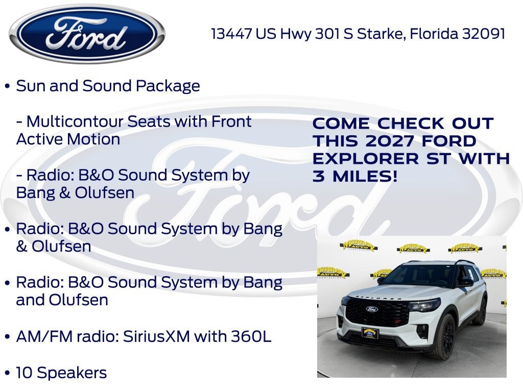 2027 Ford Explorer ST 400A