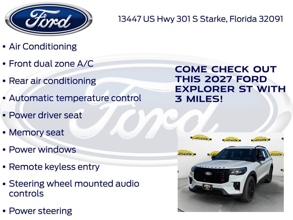 2027 Ford Explorer ST 400A