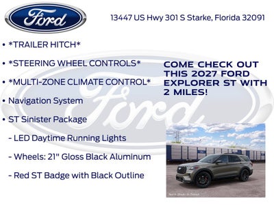 2027 Ford Explorer ST 400A