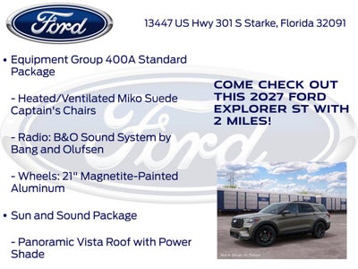 2027 Ford Explorer ST 400A