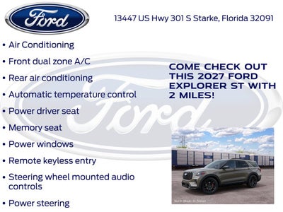 2027 Ford Explorer ST 400A