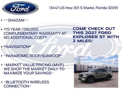 2027 Ford Explorer ST 400A