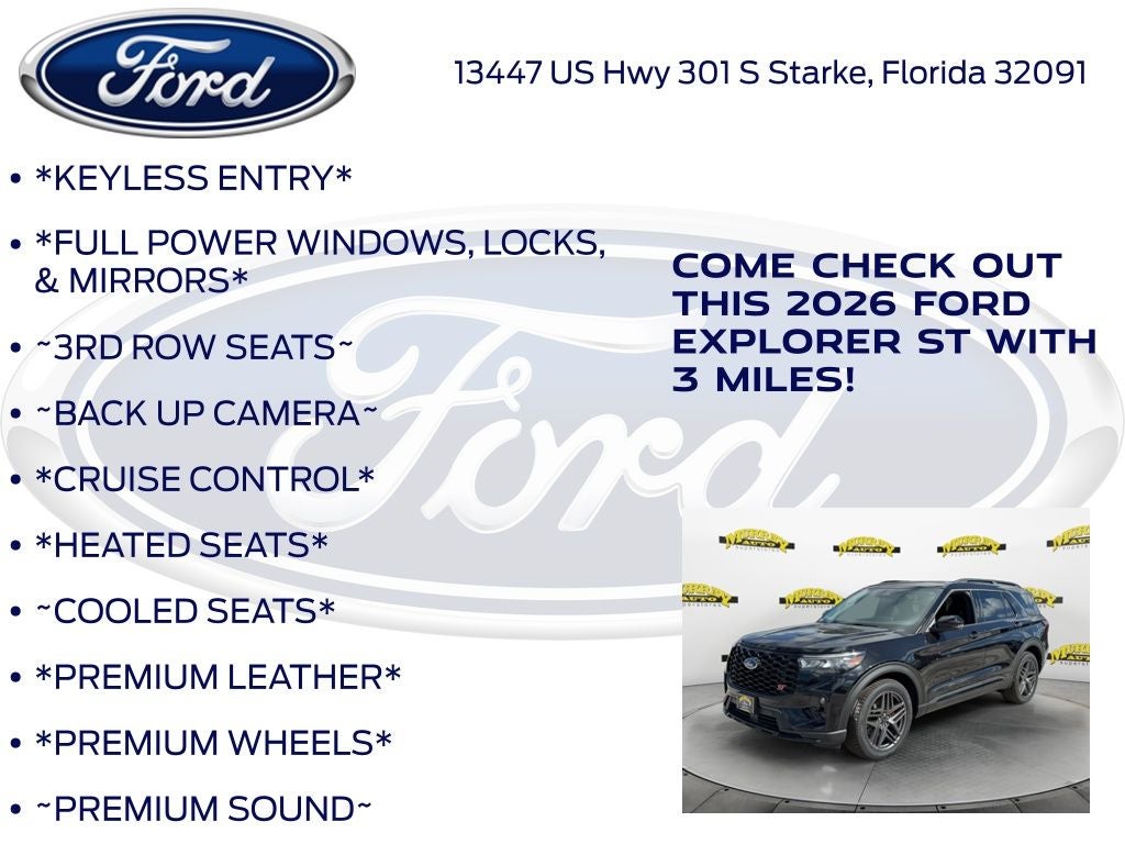 2026 Ford Explorer ST 400A