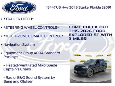 2026 Ford Explorer ST 400A