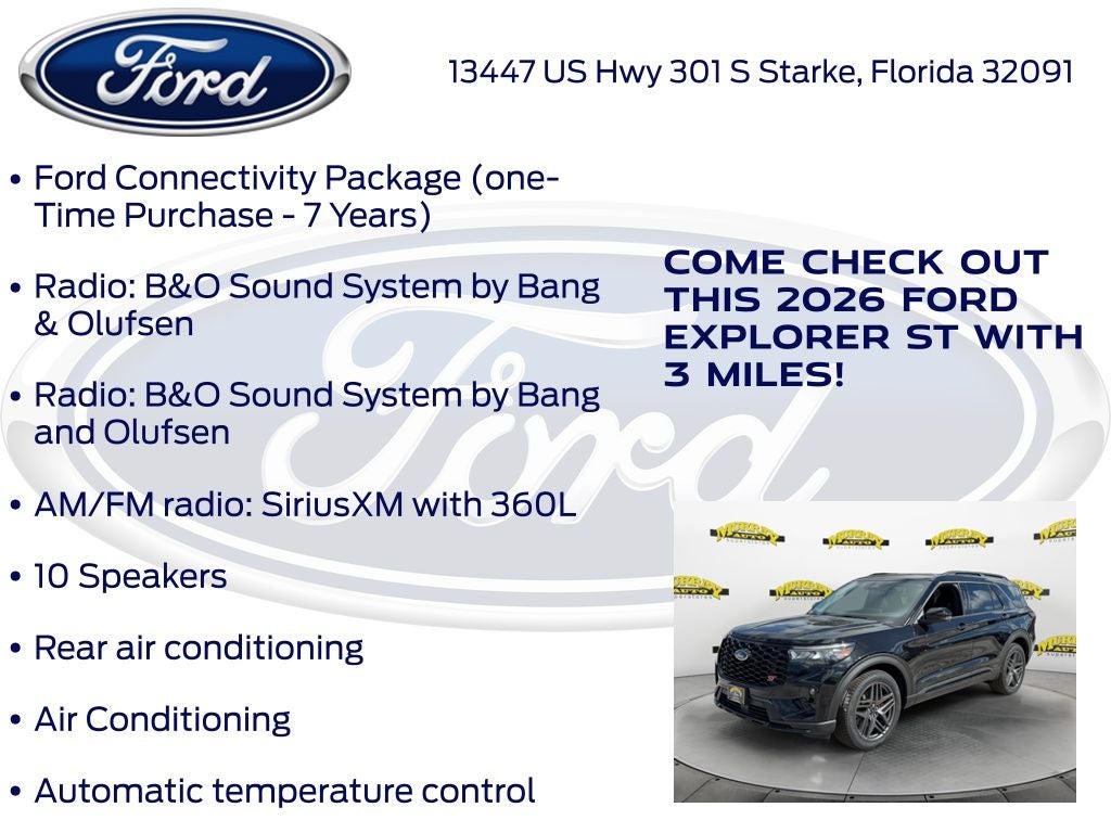 2026 Ford Explorer ST 400A
