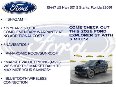 2026 Ford Explorer ST 400A