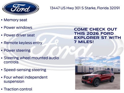 2026 Ford Explorer ST 400A