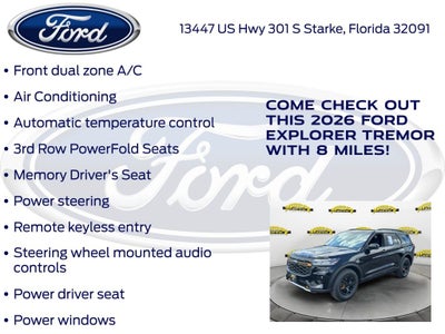 2026 Ford Explorer Tremor 800A