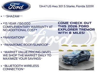2026 Ford Explorer Tremor 800A
