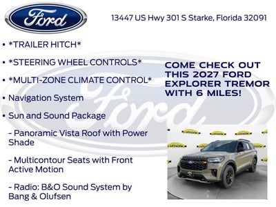 2027 Ford Explorer Tremor InTransit