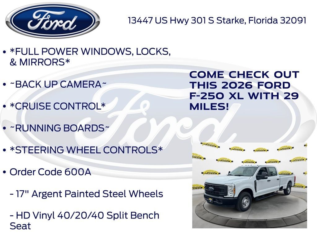 2026 Ford F-250SD XL 600A