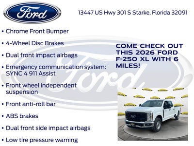2026 Ford F-250SD XL 600A
