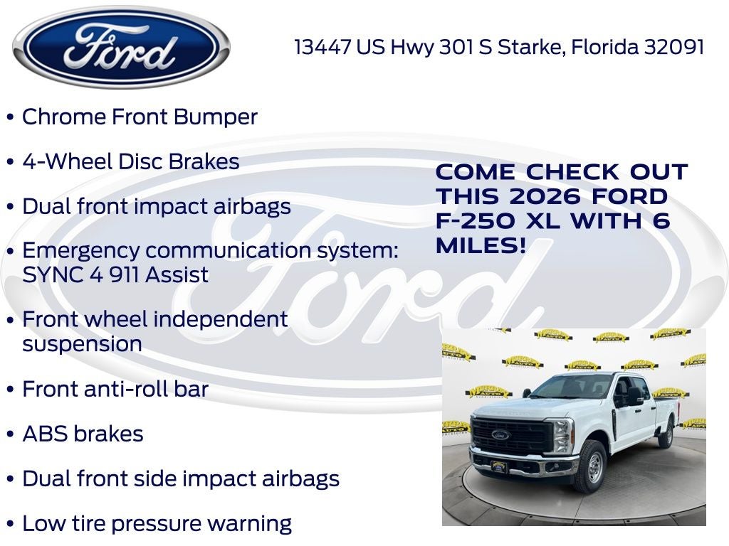 2026 Ford F-250SD XL 600A
