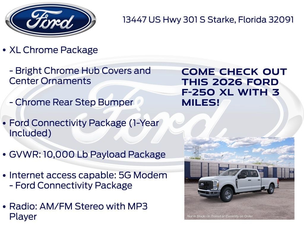2026 Ford F-250SD XL 600A